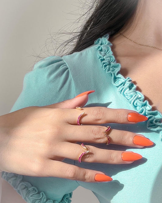 Summer Adjustable Rings