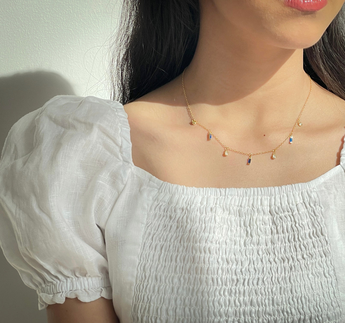 Zircon Drop Necklace