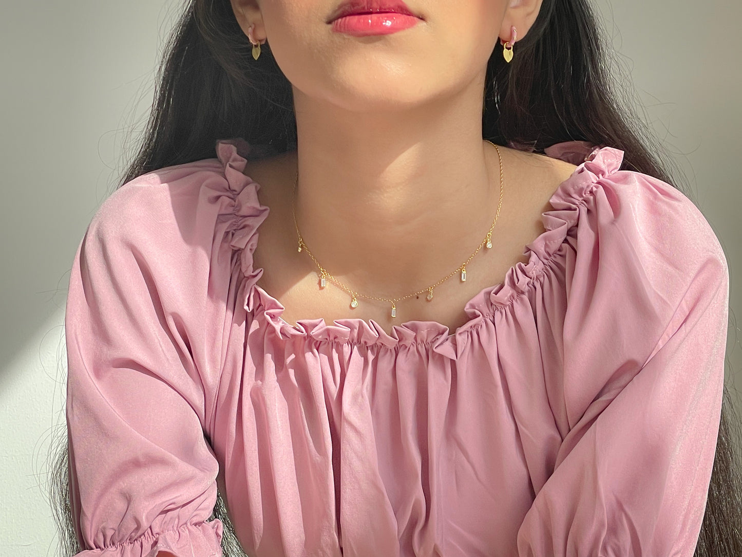 Zircon Drop Necklace