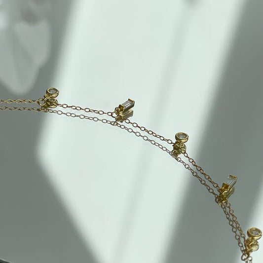 Zircon Drop Necklace